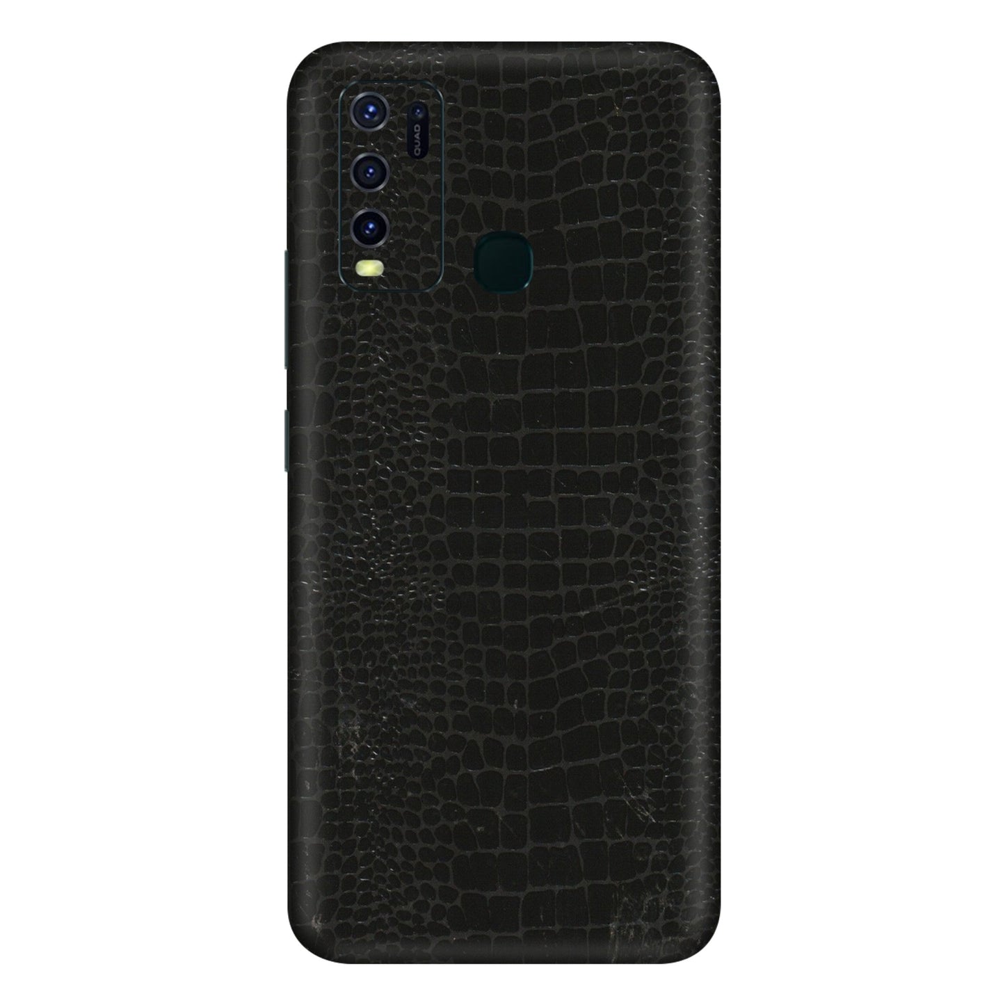 VIVO Y Series Phone Skins (All Models) - Snake Leather Black - 3D Embossed Finish (L-107) Vivo Y30