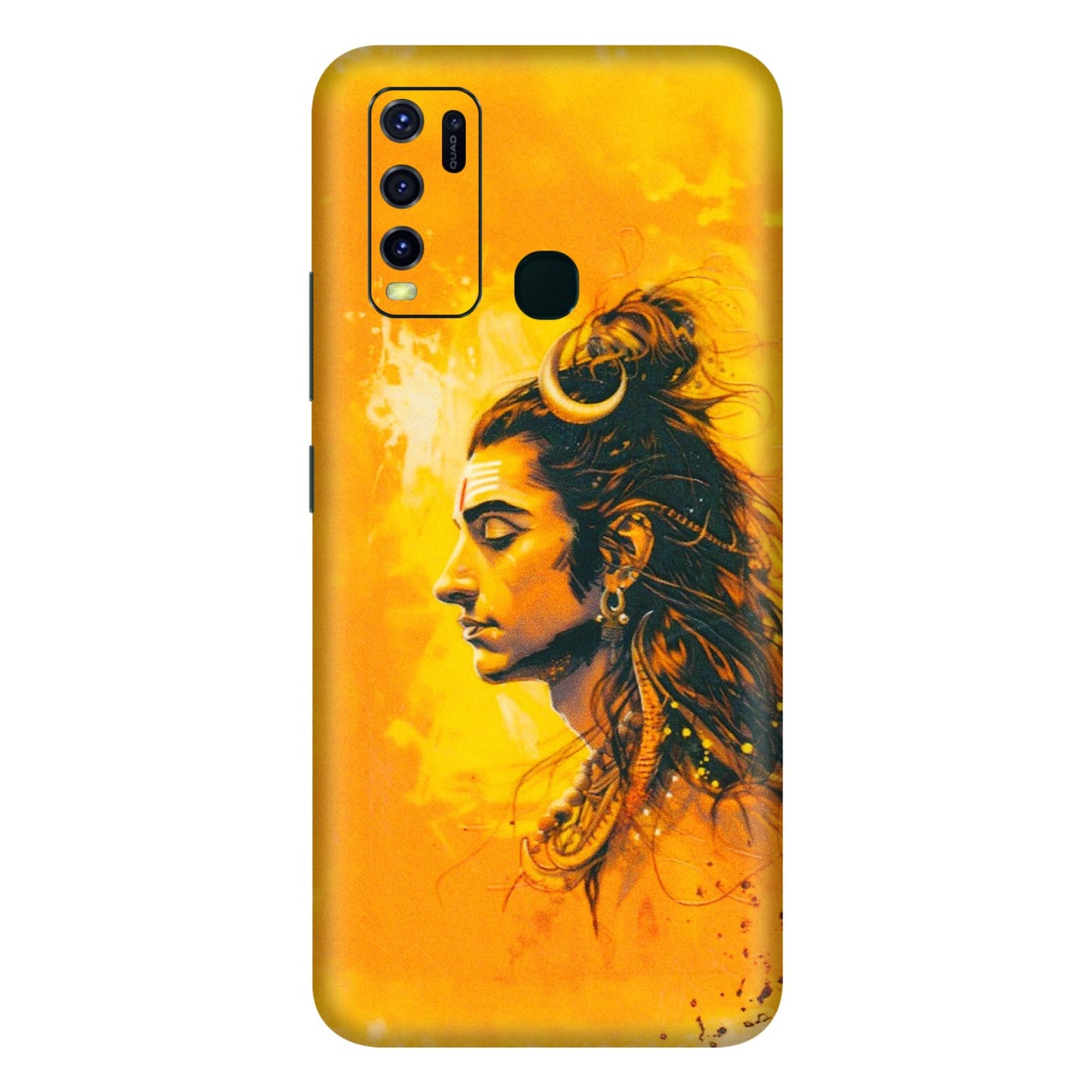 VIVO Y Series Phone Skins (All Models) - Shiv Shakti - 3D Embossed Finish (L-14) Vivo Y30