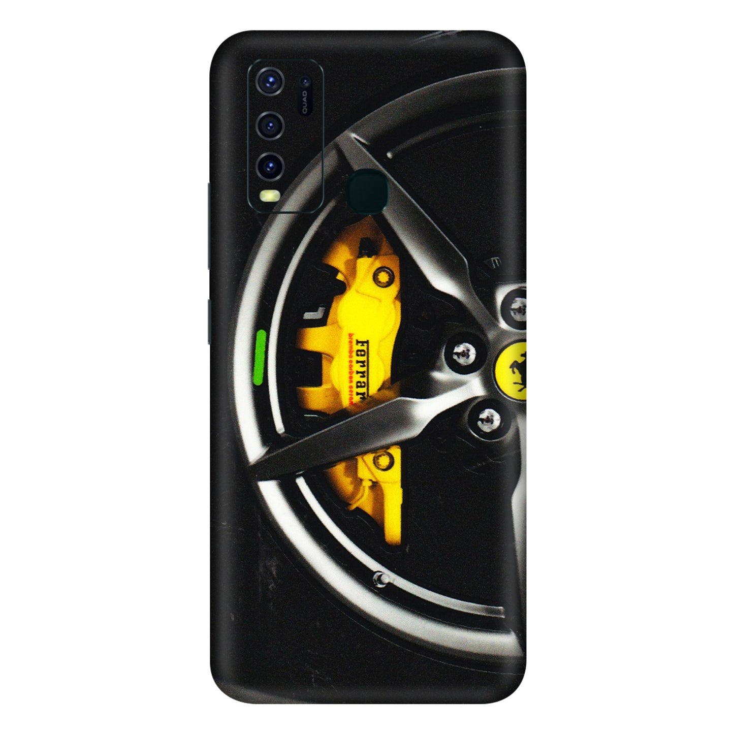 VIVO Y Series Phone Skins (All Models) - Ferrari Wheel Alloy - 3D Embossed Finish (L-173) Vivo Y30