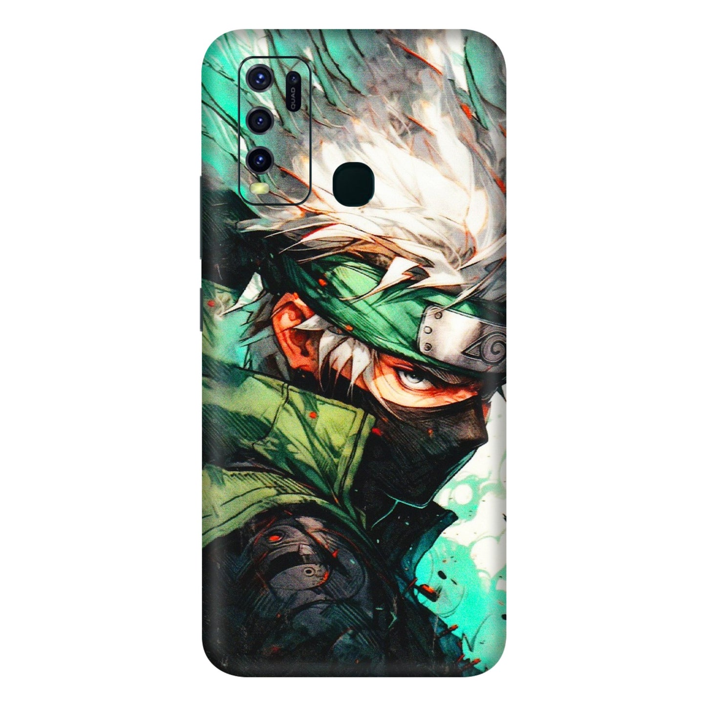 VIVO Y Series Phone Skins (All Models) - Kakashi Side Profile - 3D Embossed Finish (L-249) Vivo Y30