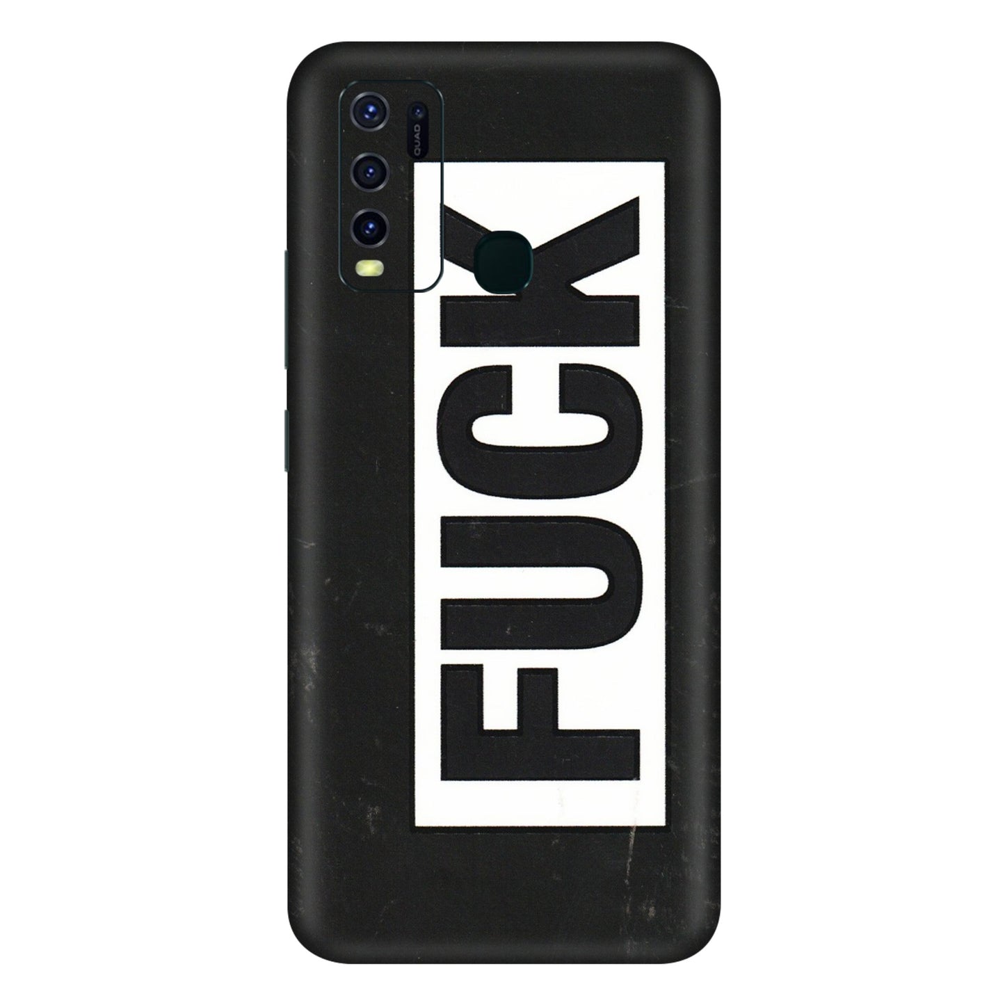 VIVO Y Series Phone Skins (All Models) - The F Word - 3D Embossed Finish (L-255) Vivo Y30