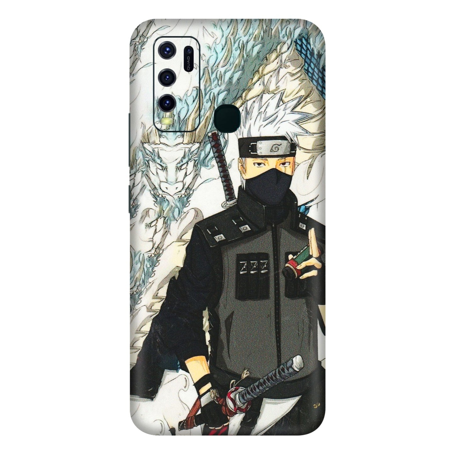 VIVO Y Series Phone Skins (All Models) - Kakashi Hatake Naruto Anime - 3D Embossed Finish (L-46) Vivo Y30
