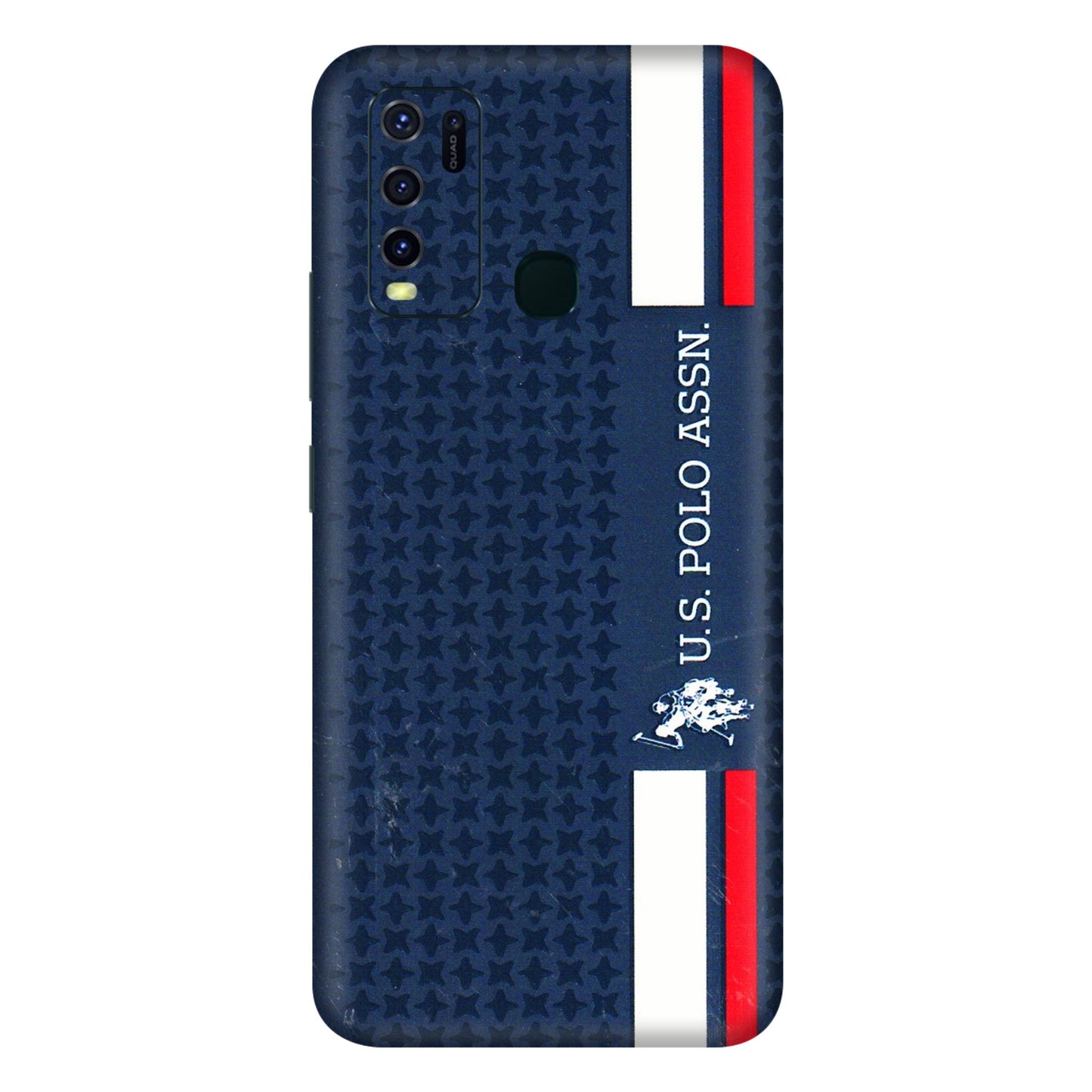VIVO Y Series Phone Skins (All Models) - US POLO Designer Brand - 3D Embossed Finish (L-65) Vivo Y30