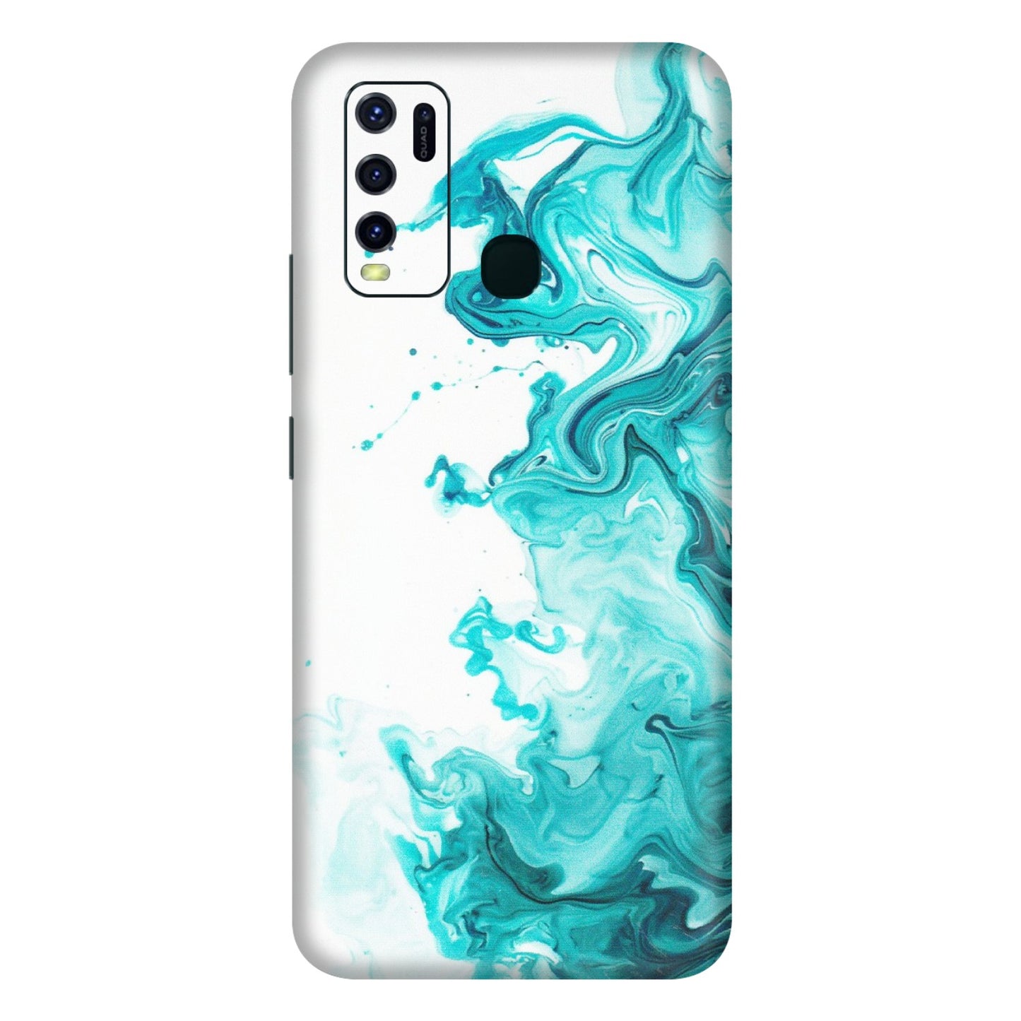 VIVO Y Series Phone Skins (All Models) - Sky Blue Abstract Colour - Matte Finish (M-146) Vivo Y30