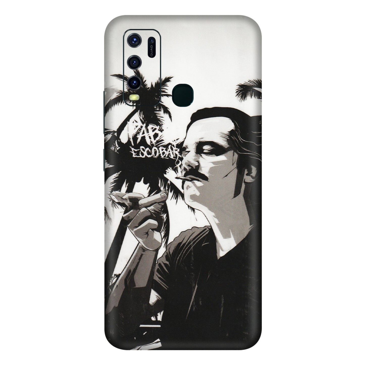 VIVO Y Series Phone Skins (All Models) - Pab Escobar - Transparent Finish (T-05) Vivo Y30
