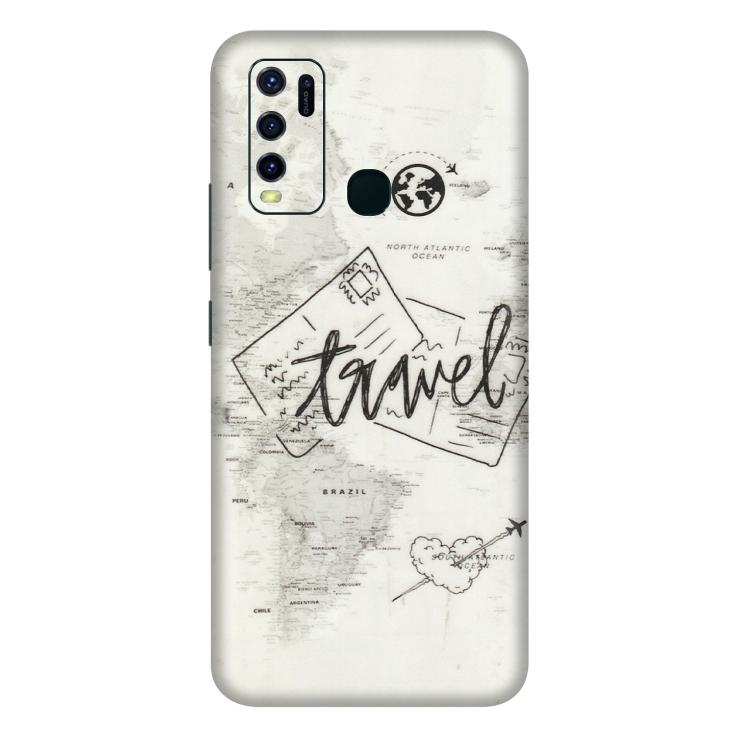 VIVO Y Series Phone Skins (All Models) - Travel Ticket - Transparent Finish (T-06) Vivo Y30