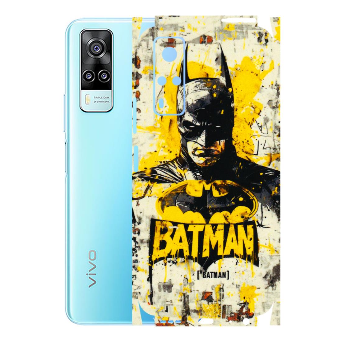 VIVO Y Series Phone Skins (All Models) - Batman Yellow BT - 3D Embossed Finish (L-304) Vivo Y31