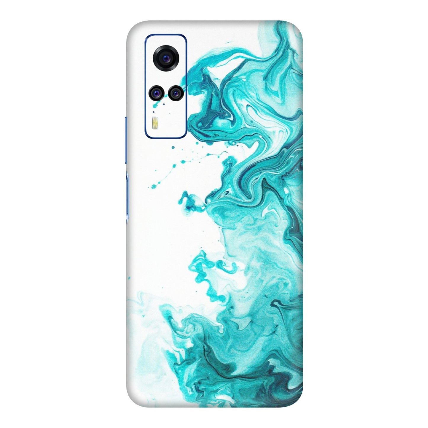 VIVO Y Series Phone Skins (All Models) - Sky Blue Abstract Colour - Matte Finish (M-146) Vivo Y31