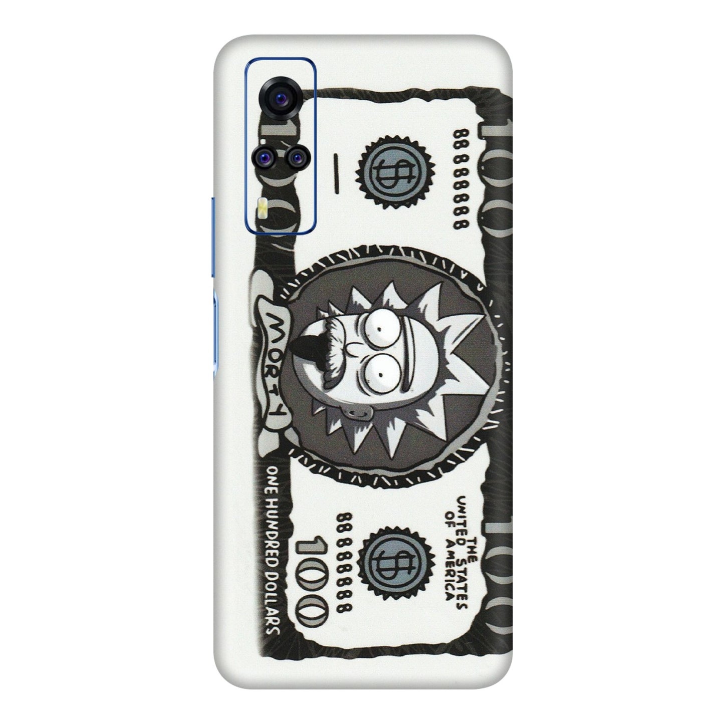 VIVO Y Series Phone Skins (All Models) - Rick And Morty Hundred Dollar Anime - Matte Finish (M-161) Vivo Y31