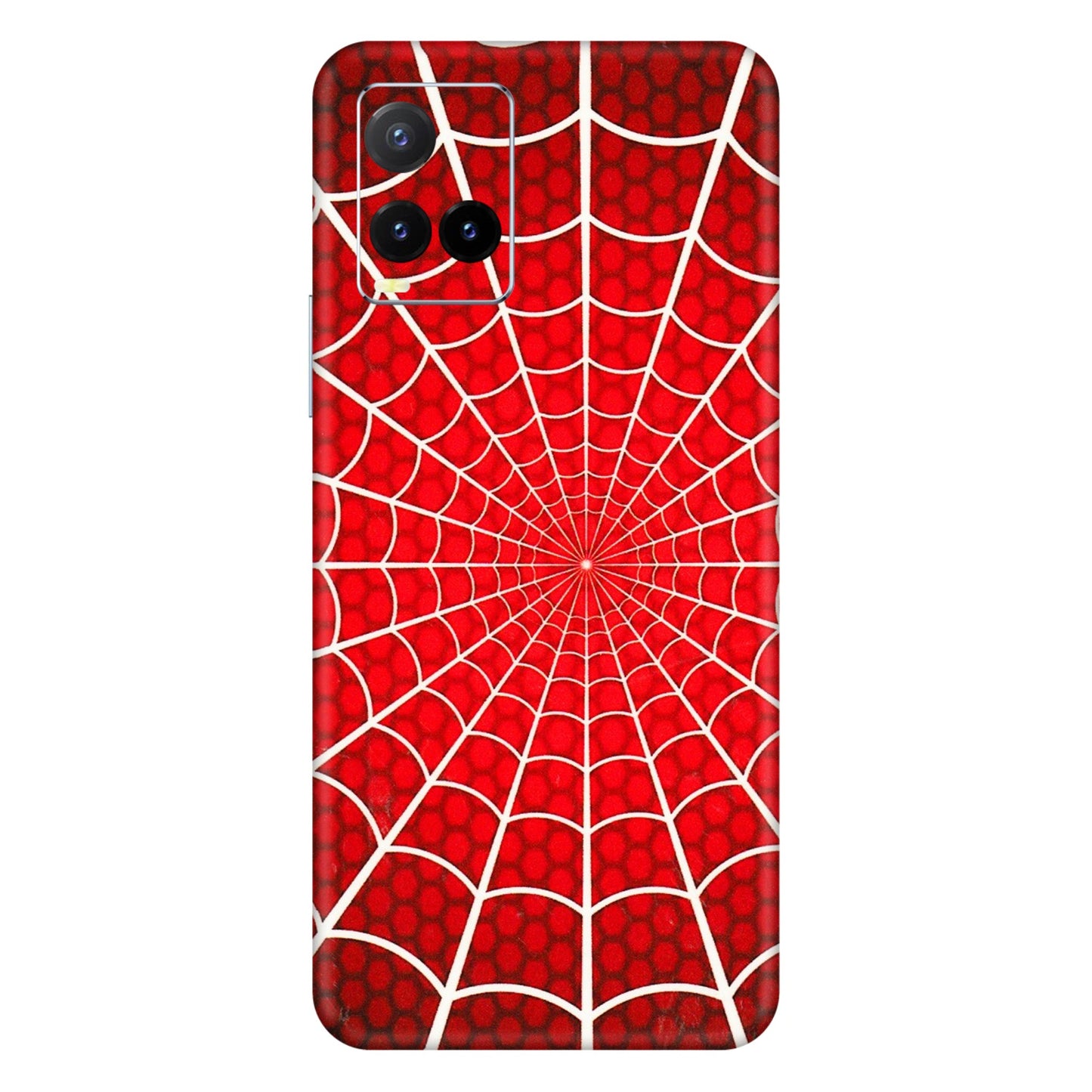 VIVO Y Series Phone Skins (All Models) - Classic Spidey Web - 3D Embossed Finish (L-115) Vivo Y33T