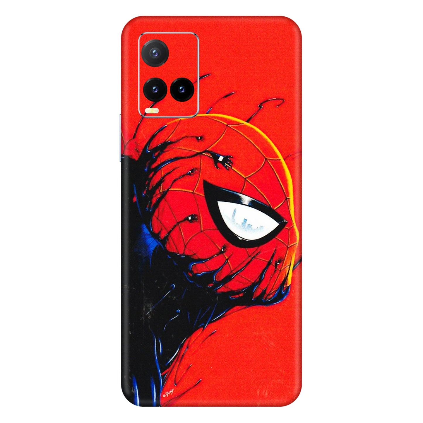 VIVO Y Series Phone Skins (All Models) - Spiderman Face Venom - 3D Embossed Finish (L-165) Vivo Y33T