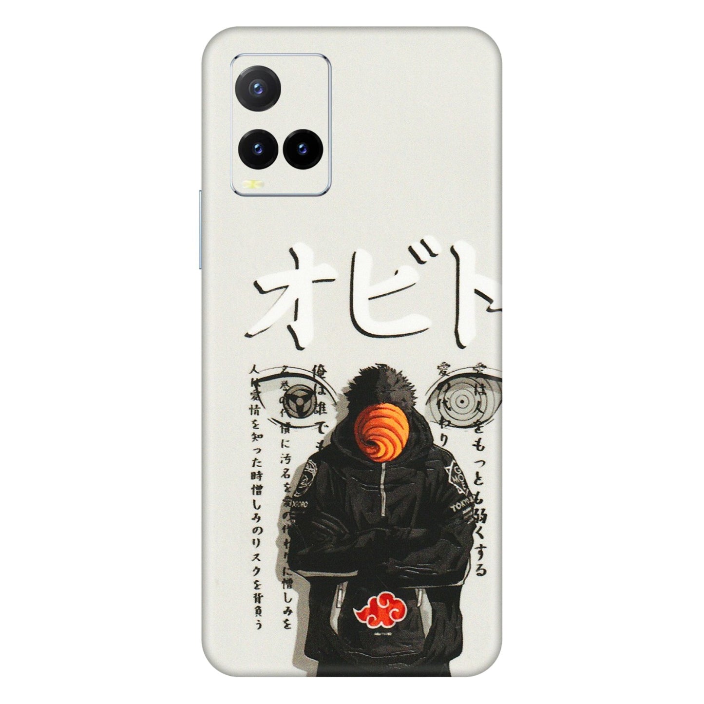 VIVO Y Series Phone Skins (All Models) - Obito Anime Eye - 3D Embossed Finish (L-19) Vivo Y33T