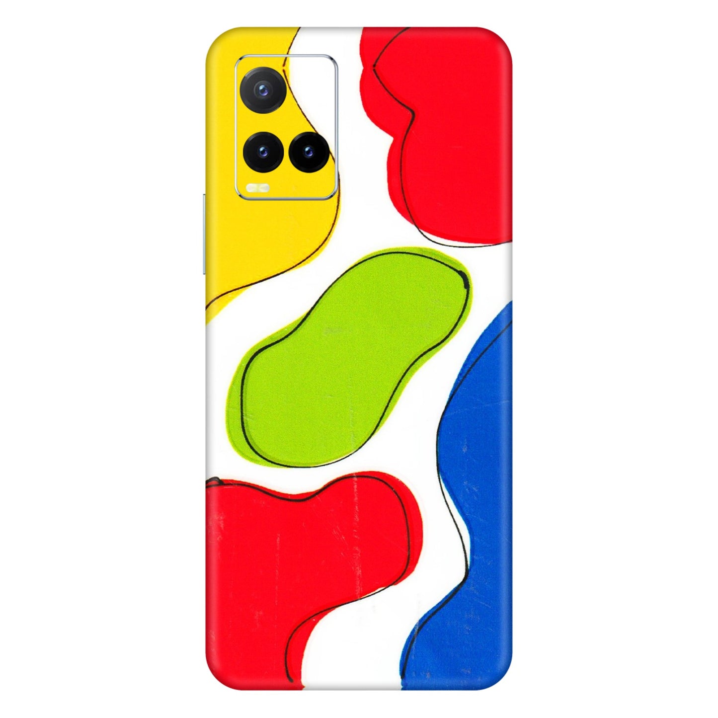VIVO Y Series Phone Skins (All Models) - RGB Colour Paint - 3D Embossed Finish (L-284) Vivo Y33T