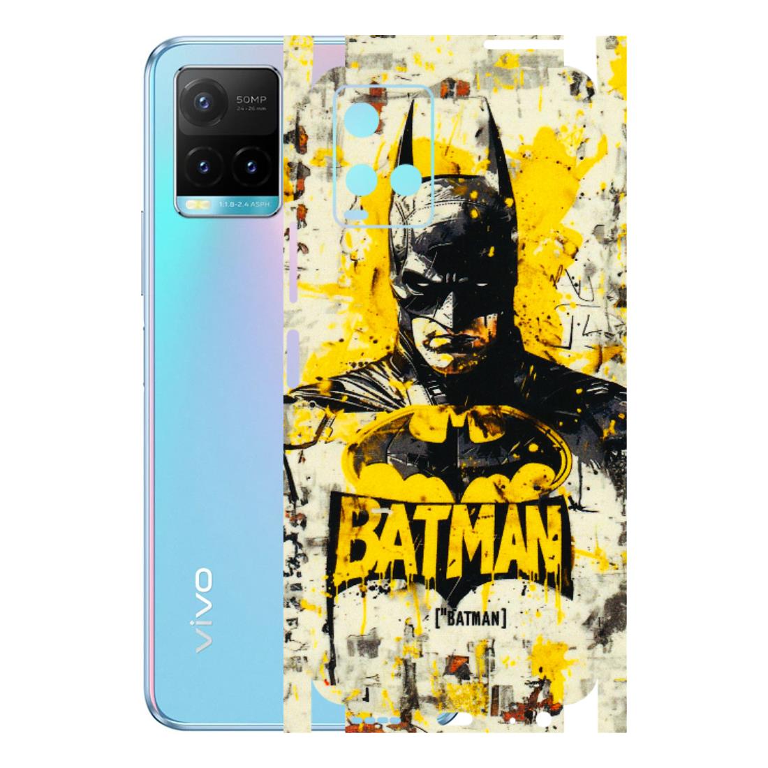 VIVO Y Series Phone Skins (All Models) - Batman Yellow BT - 3D Embossed Finish (L-304) Vivo Y33T