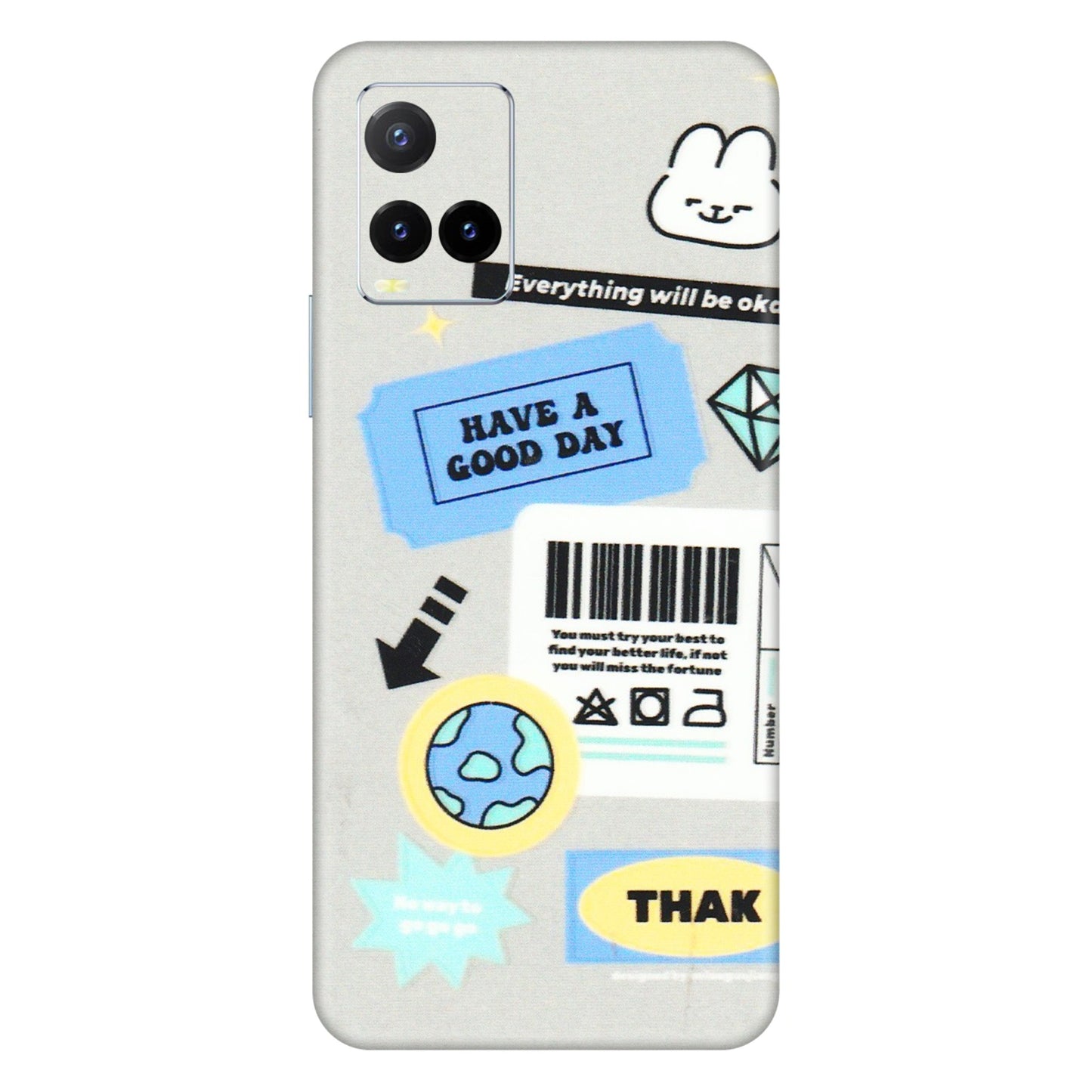 VIVO Y Series Phone Skins (All Models) - Will Be Okay Design - 3D Embossed Finish (L-316) Vivo Y33T