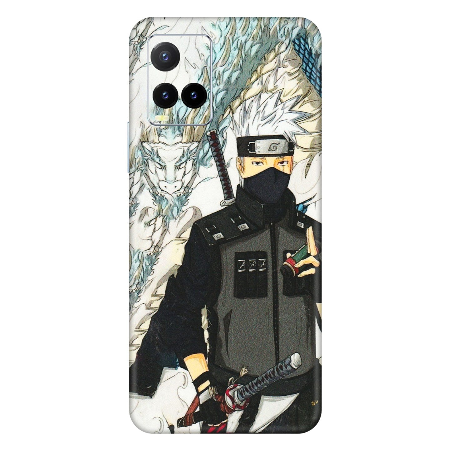 VIVO Y Series Phone Skins (All Models) - Kakashi Hatake Naruto Anime - 3D Embossed Finish (L-46) Vivo Y33T