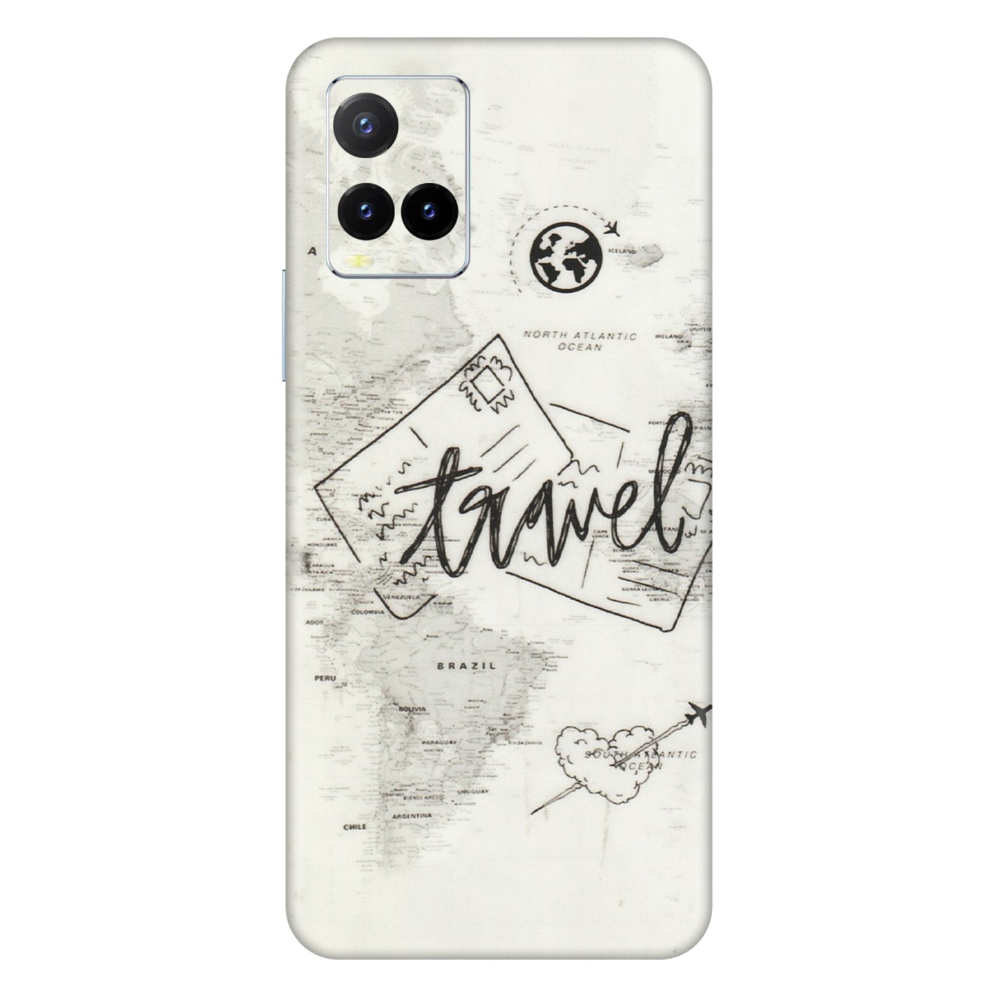 VIVO Y Series Phone Skins (All Models) - Travel Ticket - Transparent Finish (T-06) Vivo Y33T