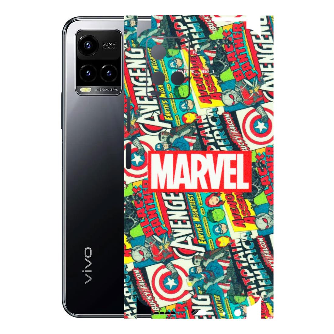 VIVO Y Series Phone Skins (All Models) - Marvel Comic Lover - Matte Finish (M-30) Vivo Y33 S