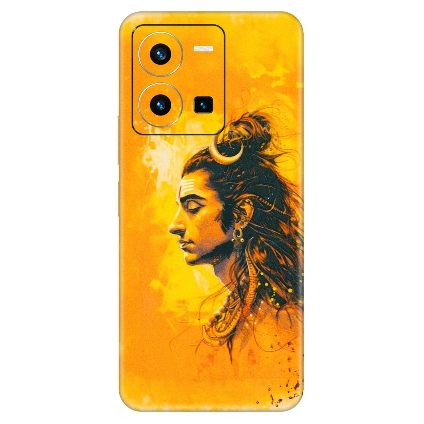 VIVO Y Series Phone Skins (All Models) - Shiv Shakti - 3D Embossed Finish (L-14) Vivo Y35 2022