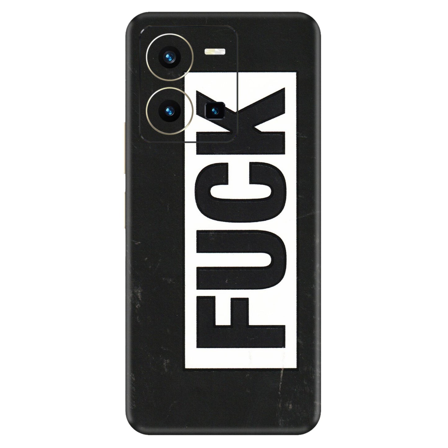 VIVO Y Series Phone Skins (All Models) - The F Word - 3D Embossed Finish (L-255) Vivo Y35 2022