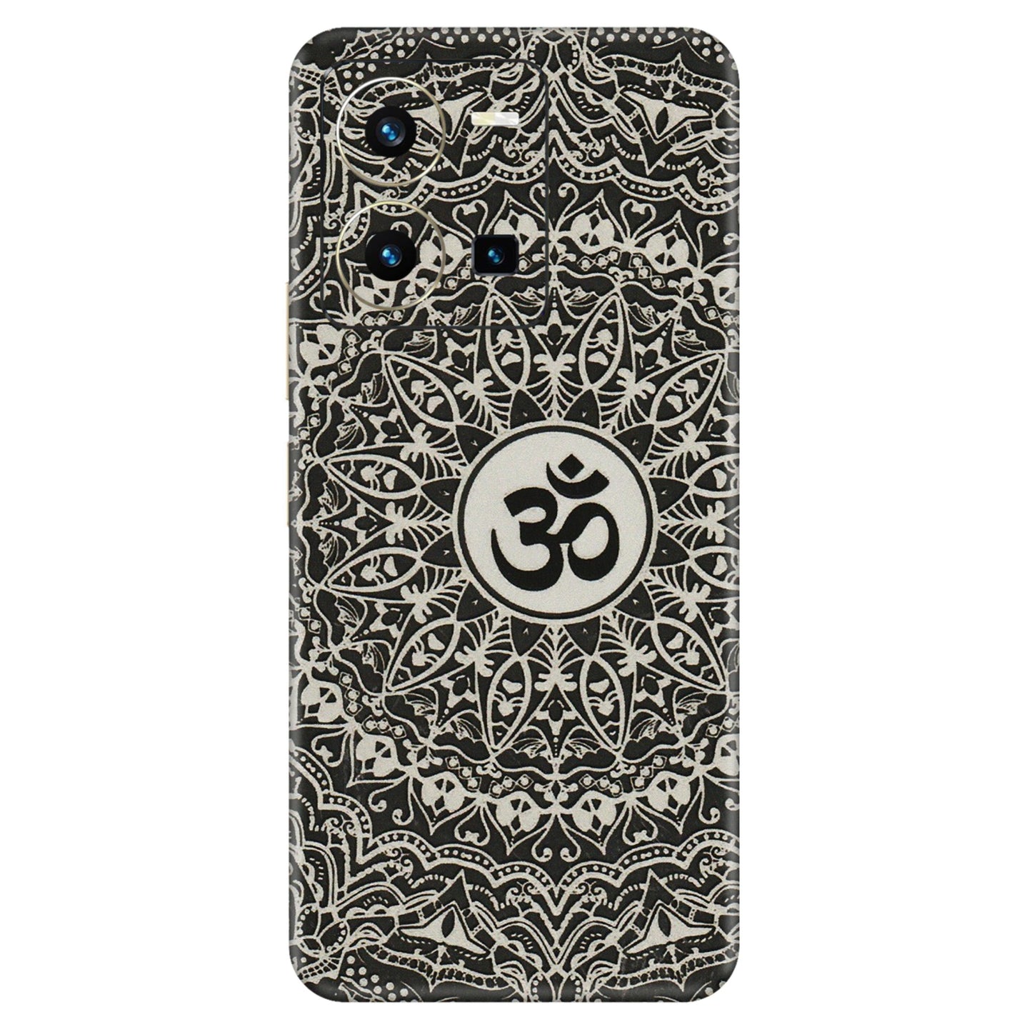 VIVO Y Series Phone Skins (All Models) - Aum Elegant Mandala - 3D Embossed Finish (L-62) Vivo Y35 2022