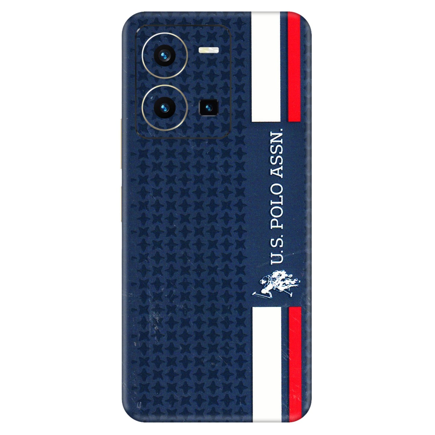 VIVO Y Series Phone Skins (All Models) - US POLO Designer Brand - 3D Embossed Finish (L-65) Vivo Y35 2022