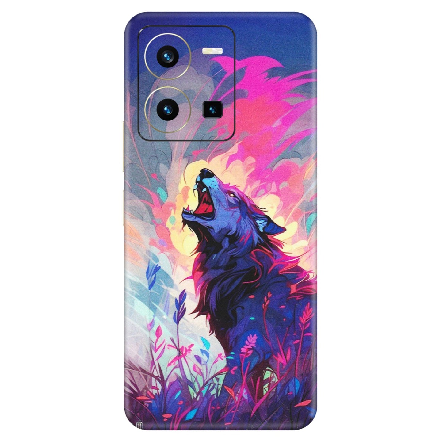 VIVO Y Series Phone Skins (All Models) - New Wild Wolf Abstract - Matte Finish (M-125) Vivo Y35 2022