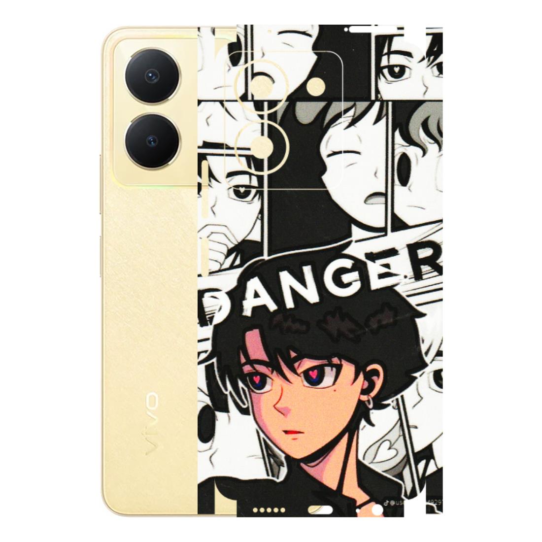 VIVO Y Series Phone Skins (All Models) - Danger Anime - 3D Embossed Finish (L-155) Vivo Y36