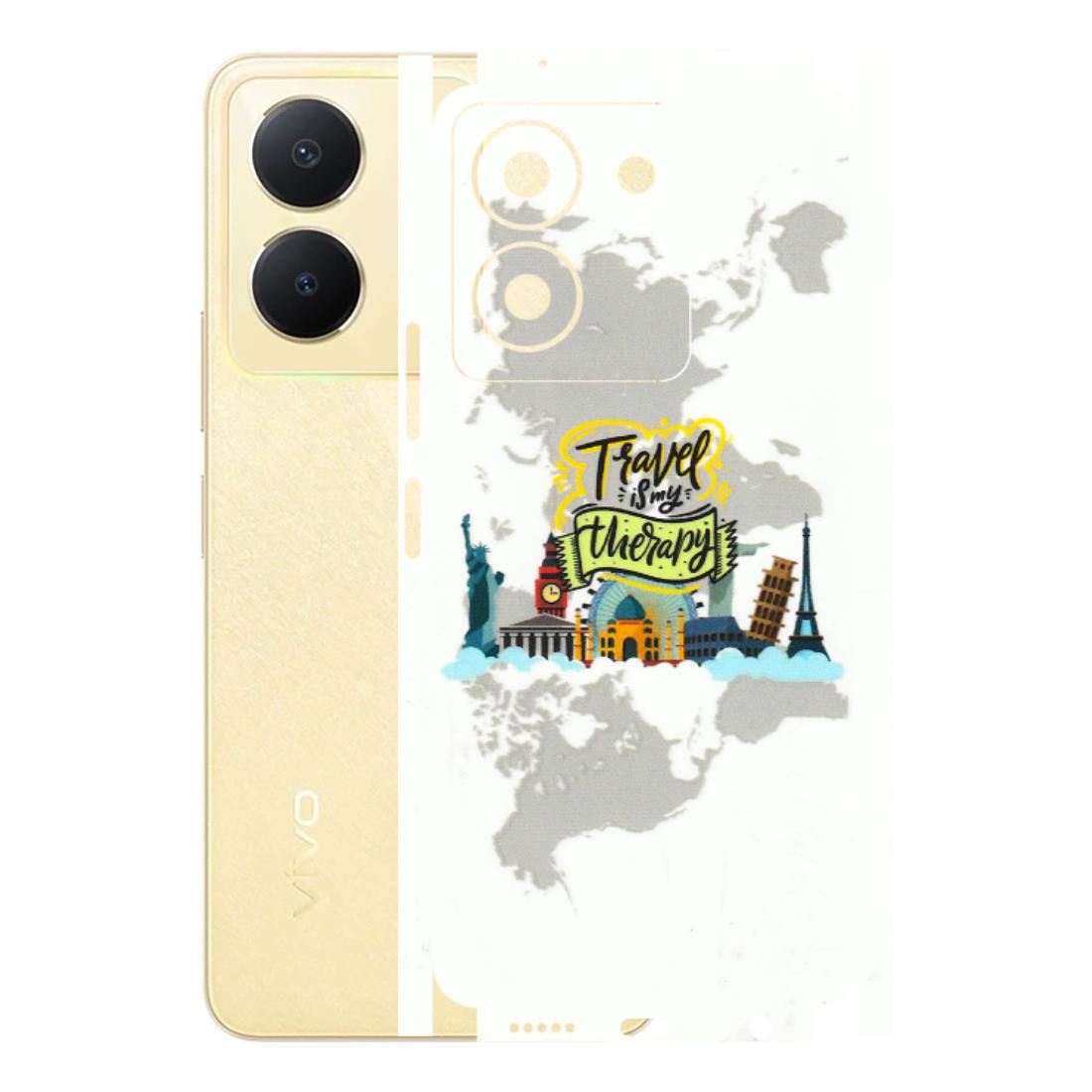 VIVO Y Series Phone Skins (All Models) - Travel Therapy - 3D Embossed Finish (L-199) Vivo Y36
