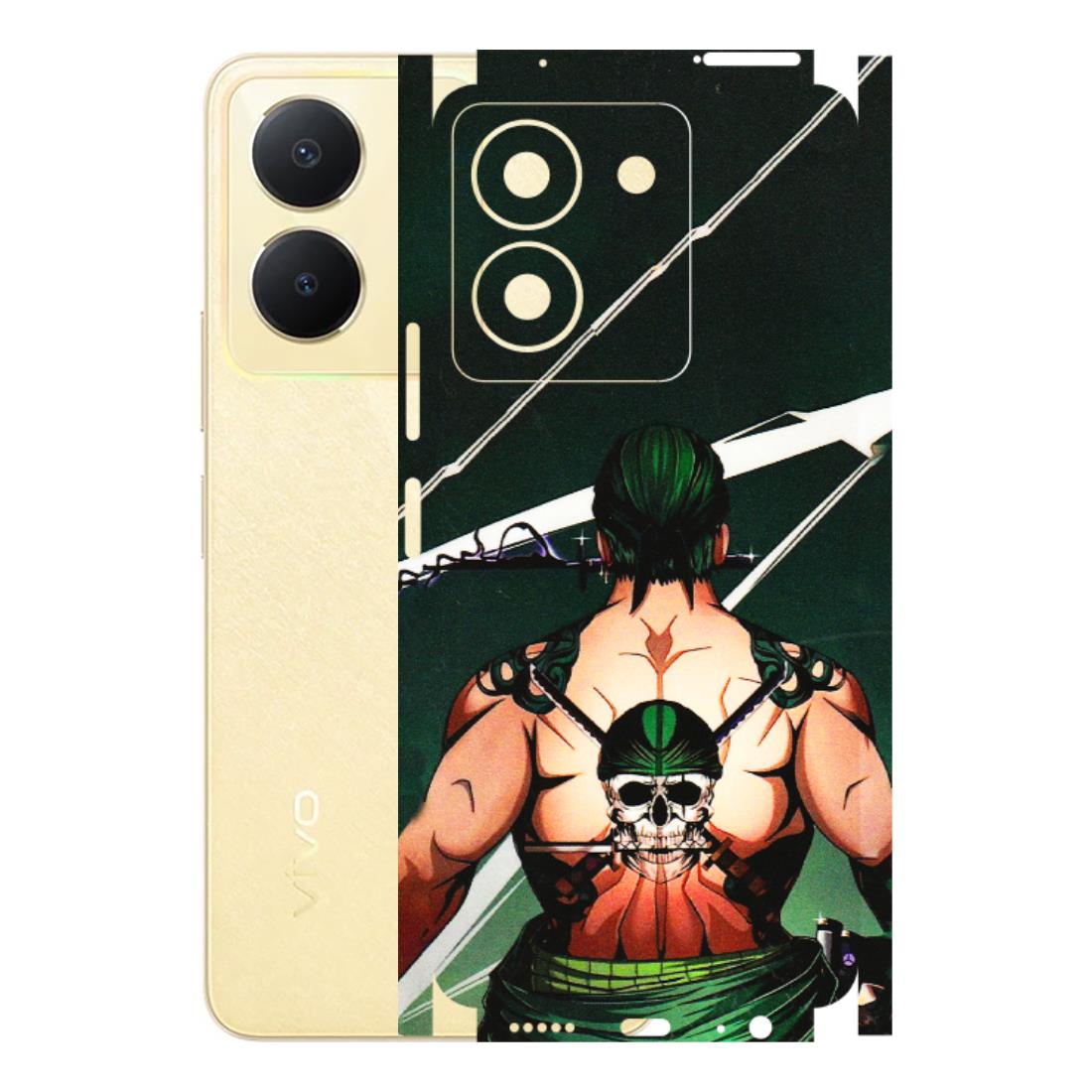 VIVO Y Series Phone Skins (All Models) - Zoro Anime - 3D Embossed Finish (L-23) Vivo Y36