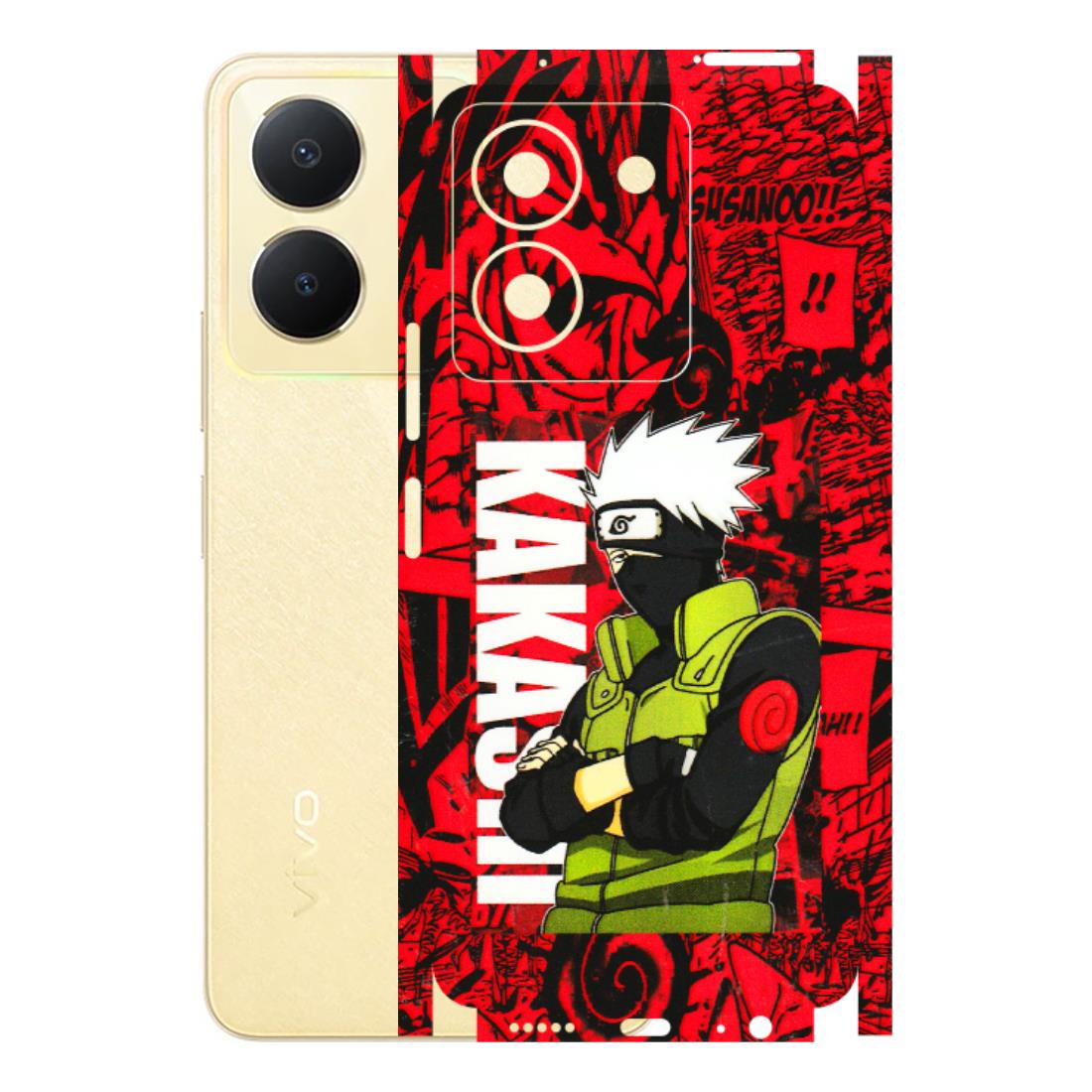 VIVO Y Series Phone Skins (All Models) - Kakashi Red Anime - 3D Embossed Finish (L-251) Vivo Y36