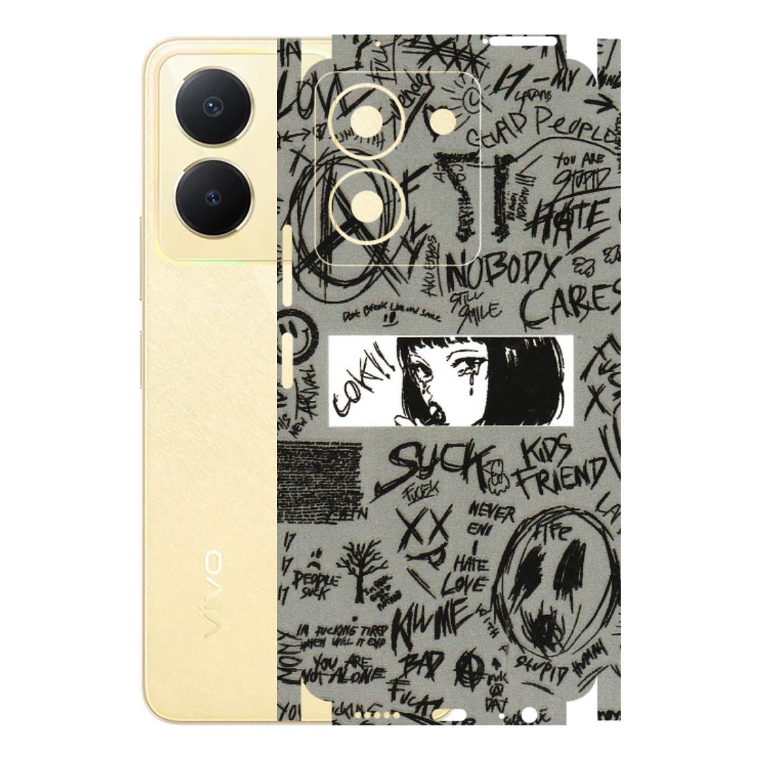 VIVO Y Series Phone Skins (All Models) - Never Have Love Anime - 3D Embossed Finish (L-260) Vivo Y36