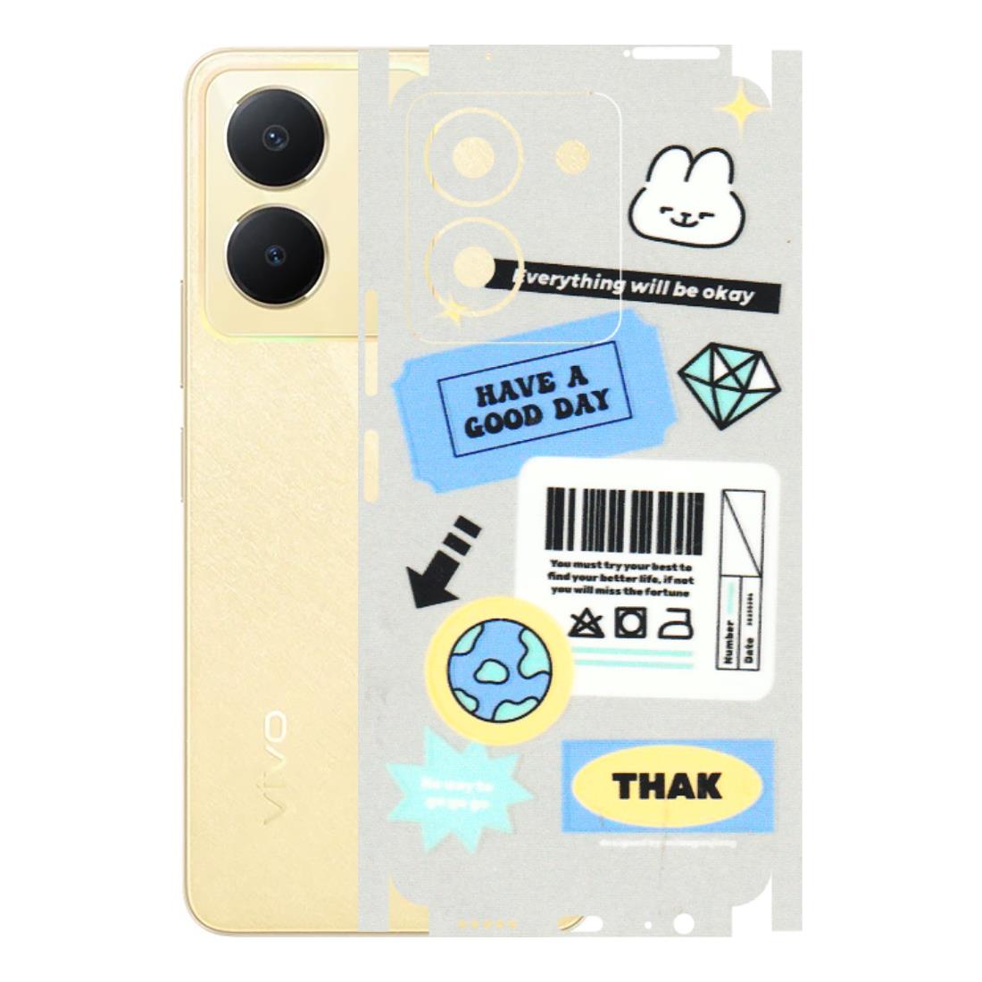 VIVO Y Series Phone Skins (All Models) - Will Be Okay Design - 3D Embossed Finish (L-316) Vivo Y36