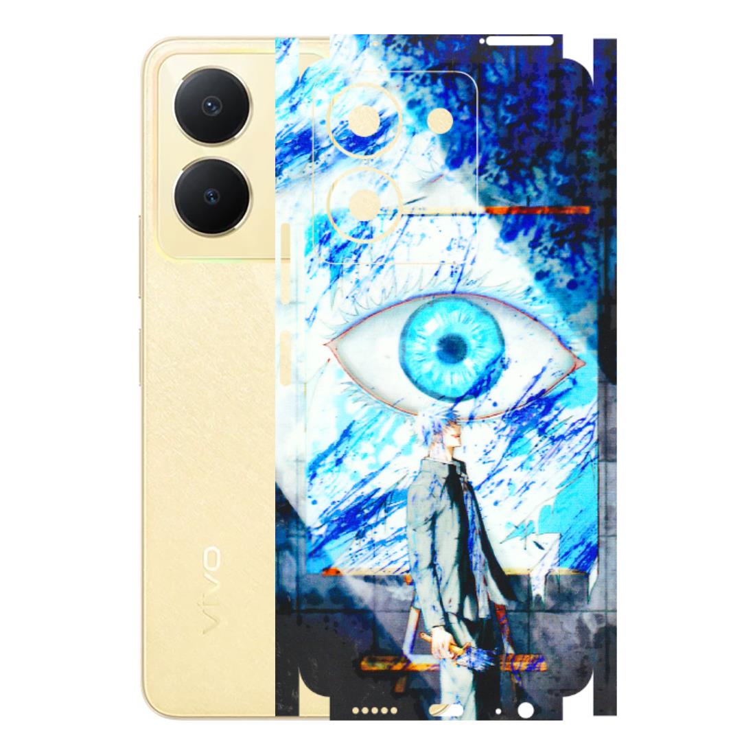 VIVO Y Series Phone Skins (All Models) - Anime Sea Blue Eye - 3D Embossed Finish (L-318) Vivo Y36