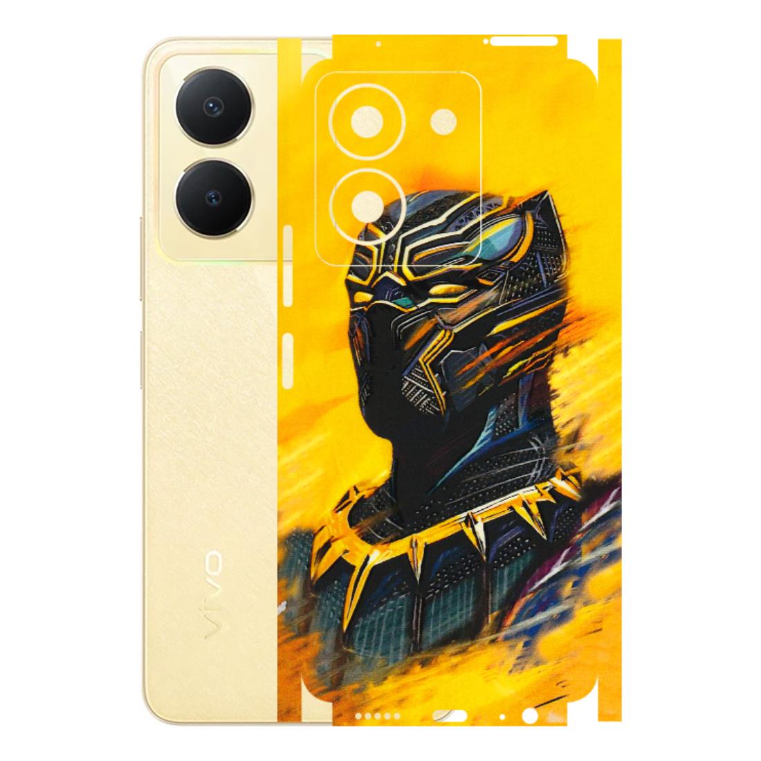 VIVO Y Series Phone Skins (All Models) - Yellow Panther - 3D Embossed Finish (L-54) Vivo Y36