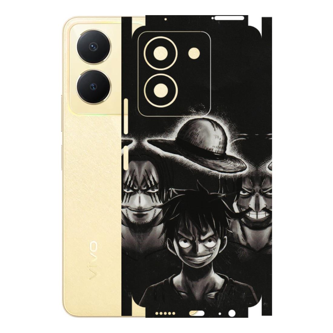 VIVO Y Series Phone Skins (All Models) - Black Luffy Hat - 3D Embossed Finish (L-57) Vivo Y36