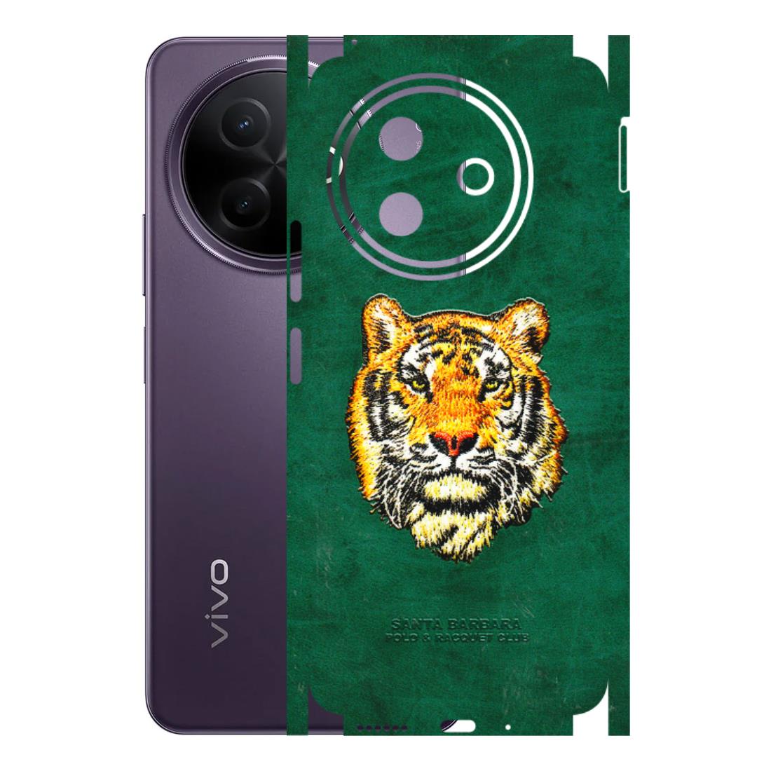 VIVO Y Series Phone Skins (All Models) - Leather Feel Tiger - 3D Embossed Finish (L-111) Vivo Y39 5G