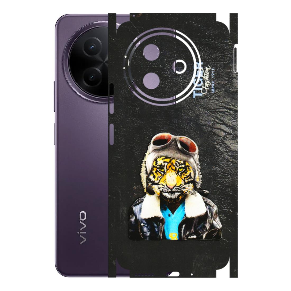 VIVO Y Series Phone Skins (All Models) - Rider Tiger - 3D Embossed Finish (L-113) Vivo Y39 5G