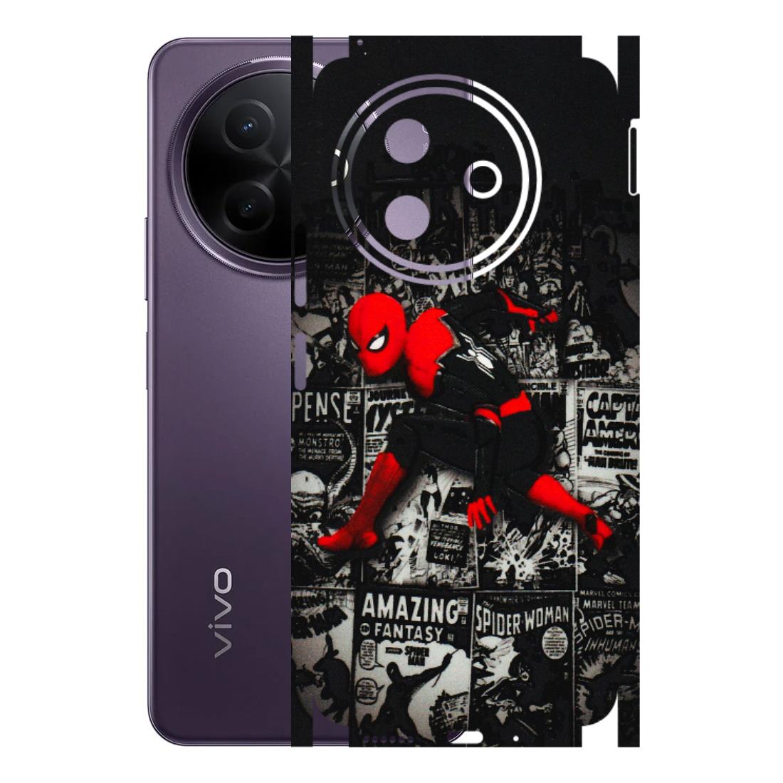 VIVO Y Series Phone Skins (All Models) - SpiderMan New - 3D Embossed Finish (L-162) Vivo Y39 5G