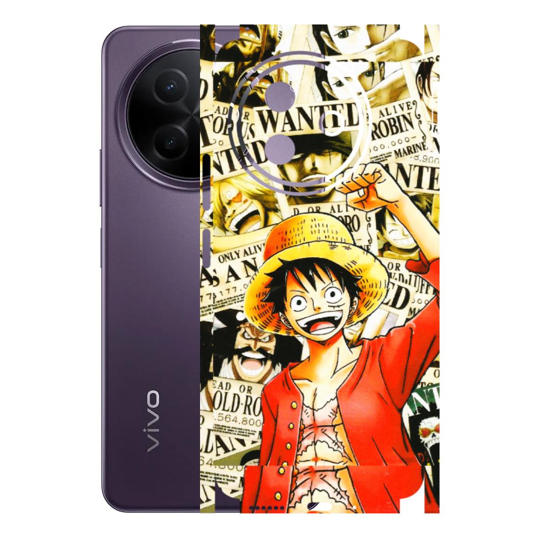 VIVO Y Series Phone Skins (All Models) - Luffy Anime - 3D Embossed Finish (L-177) Vivo Y39 5G