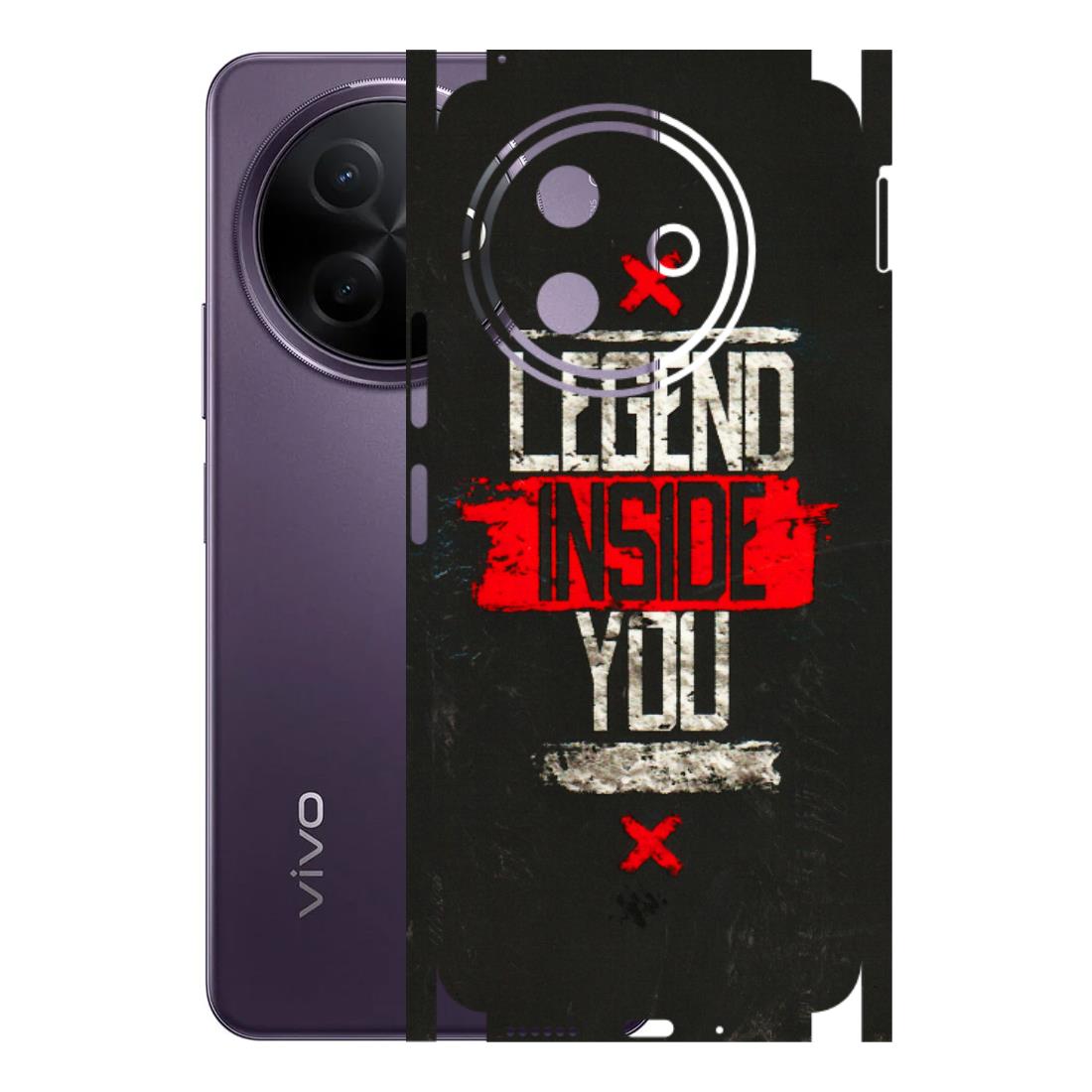 VIVO Y Series Phone Skins (All Models) - Legend Inside You - 3D Embossed Finish (L-186) Vivo Y39 5G