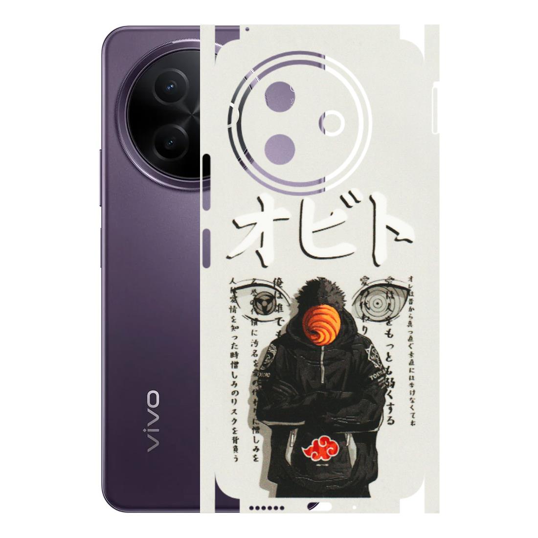 VIVO Y Series Phone Skins (All Models) - Obito Anime Eye - 3D Embossed Finish (L-19) Vivo Y39 5G