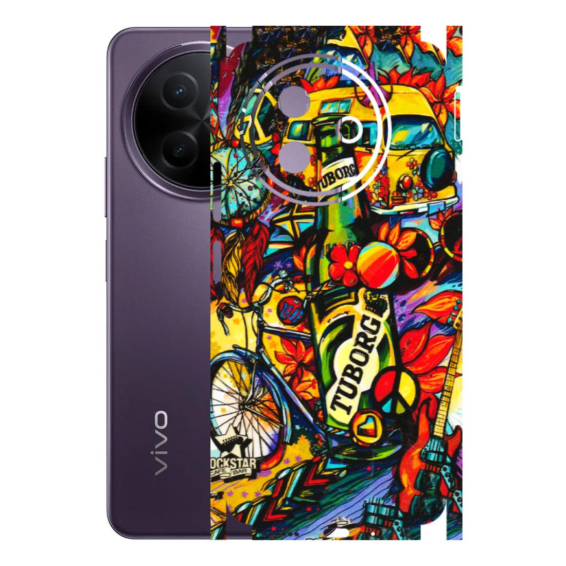 VIVO Y Series Phone Skins (All Models) - Cool Beer Bottle - 3D Embossed Finish (L-193) Vivo Y39 5G