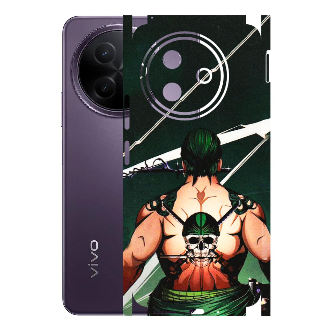 VIVO Y Series Phone Skins (All Models) - Zoro Anime - 3D Embossed Finish (L-23) Vivo Y39 5G