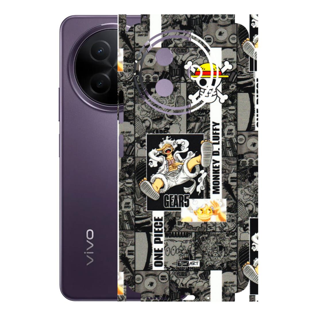 VIVO Y Series Phone Skins (All Models) - Cuffy Anime MonkeyCamic - 3D Embossed Finish (L-242) Vivo Y39 5G