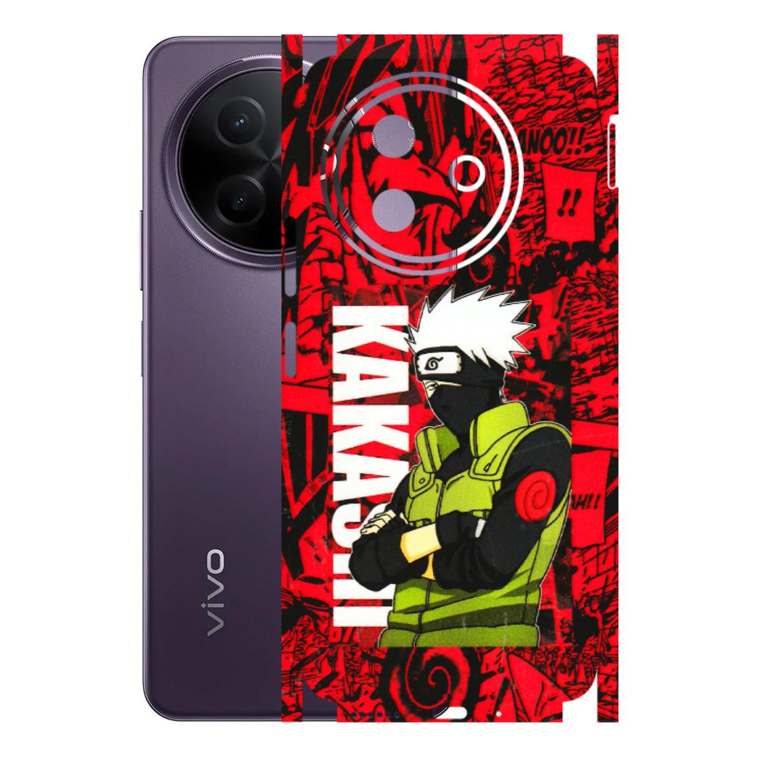 VIVO Y Series Phone Skins (All Models) - Kakashi Red Anime - 3D Embossed Finish (L-251) Vivo Y39 5G