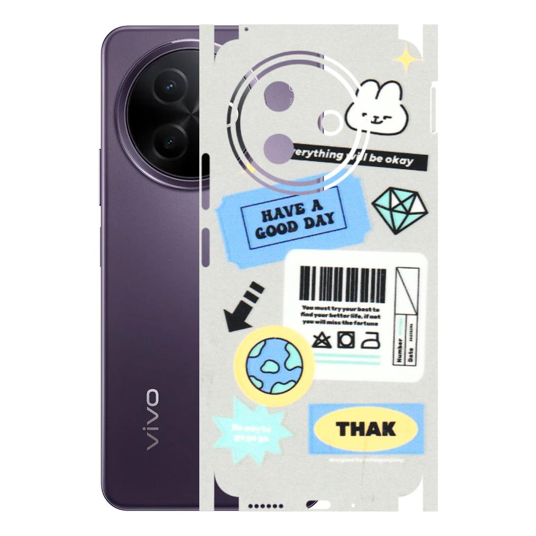 VIVO Y Series Phone Skins (All Models) - Will Be Okay Design - 3D Embossed Finish (L-316) Vivo Y39 5G