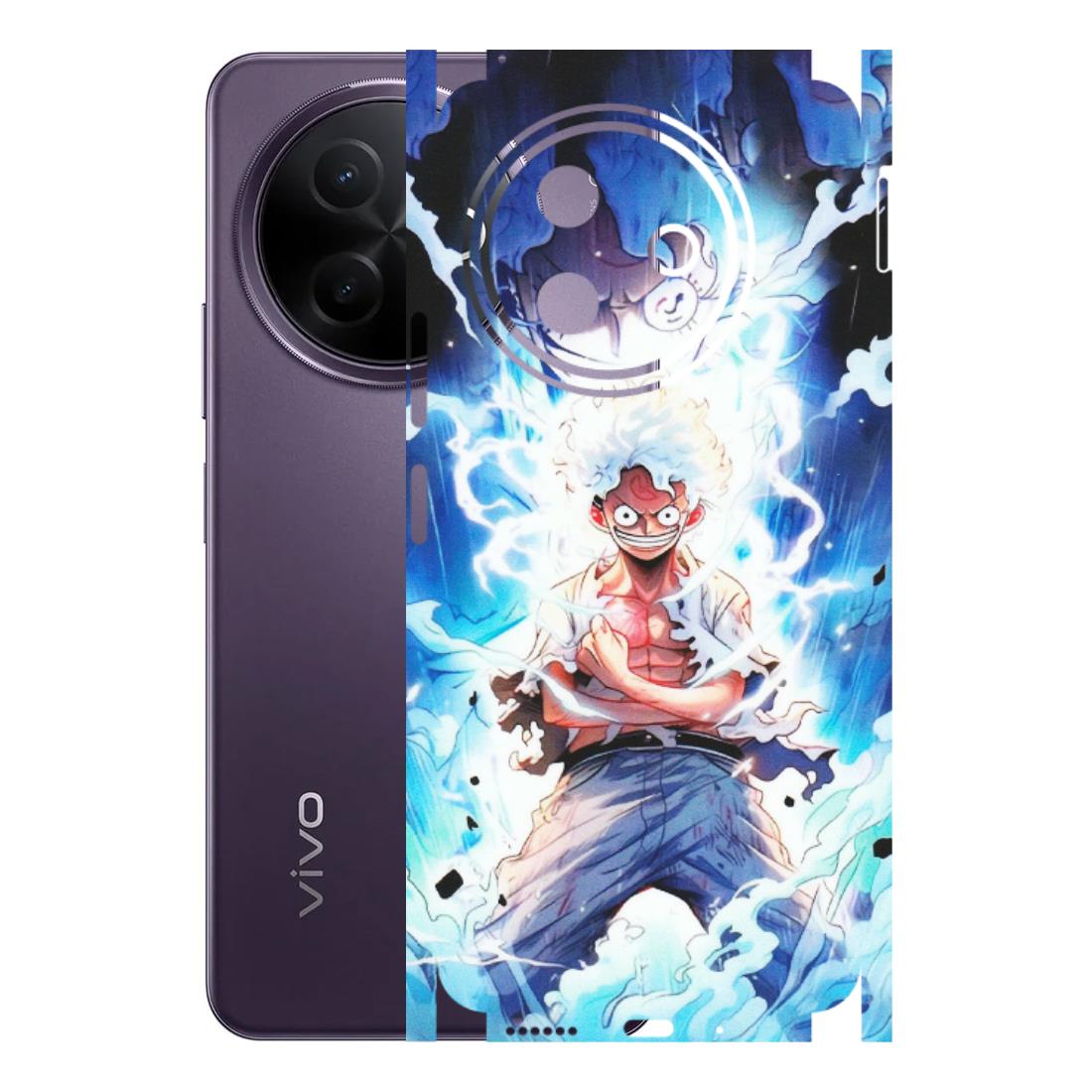 VIVO Y Series Phone Skins (All Models) - Blue Thunder Luffy Anime - Matte Finish (M-132) Vivo Y39 5G
