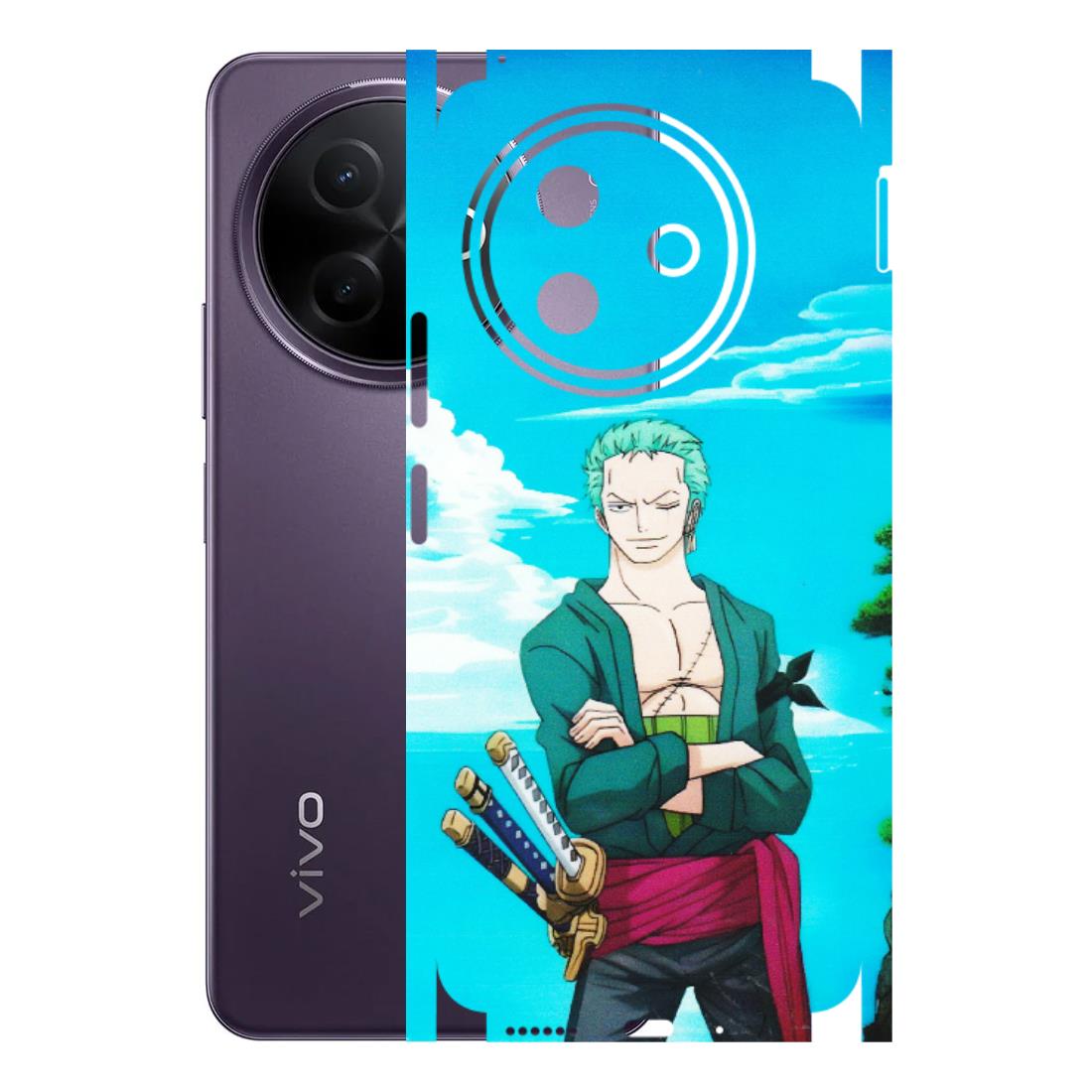 VIVO Y Series Phone Skins (All Models) - Cool Swordman Zoro Anime - Matte Finish (M-143) Vivo Y39 5G