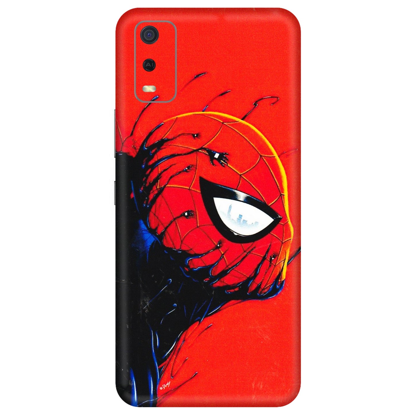 VIVO Y Series Phone Skins (All Models) - Spiderman Face Venom - 3D Embossed Finish (L-165) Vivo Y3S